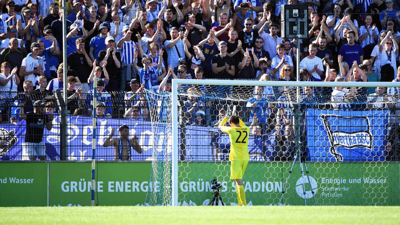 Rune Jarstein wurde bei seinem Comeback für Hertha BSC umjubelt