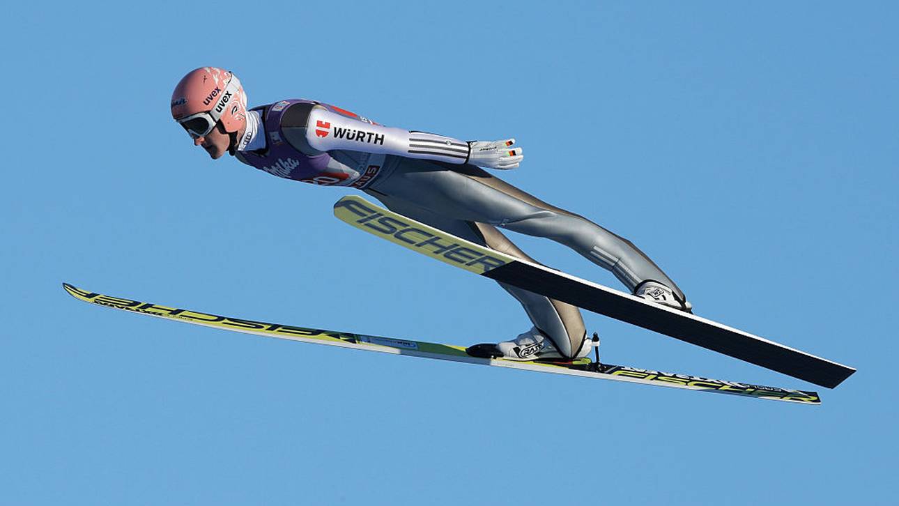 Freund zurück auf der Schanze