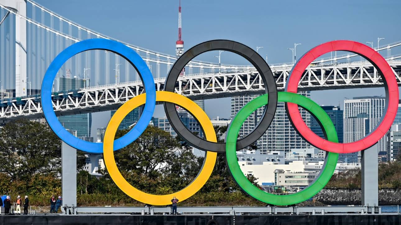 Olympische Ringe zurück in Tokio