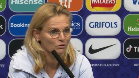 Vor dem EM-Finale zwischen Deutschland und England, zeigt sich die Nationaltrainerin Englands Sarina Wiegman kämpferisch. 