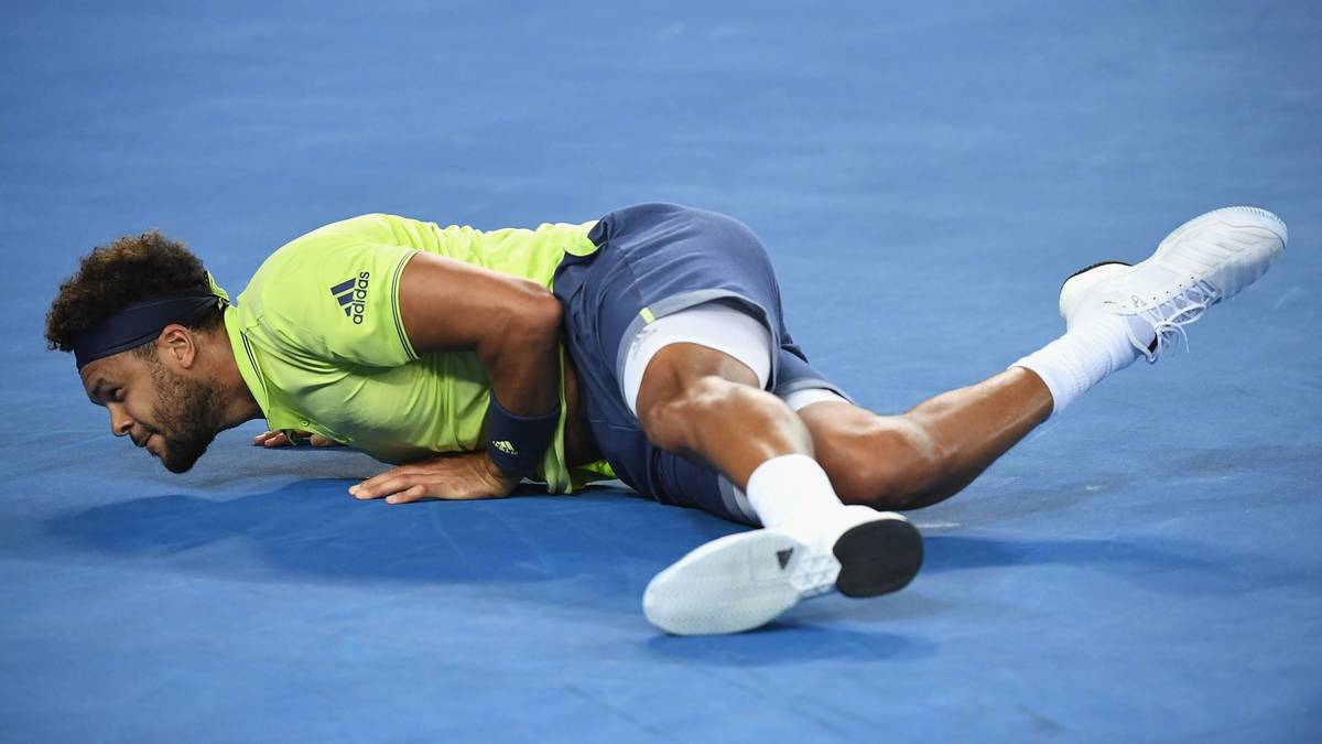 Jo-Wilfried Tsonga zeigt vollen Körpereinsatz