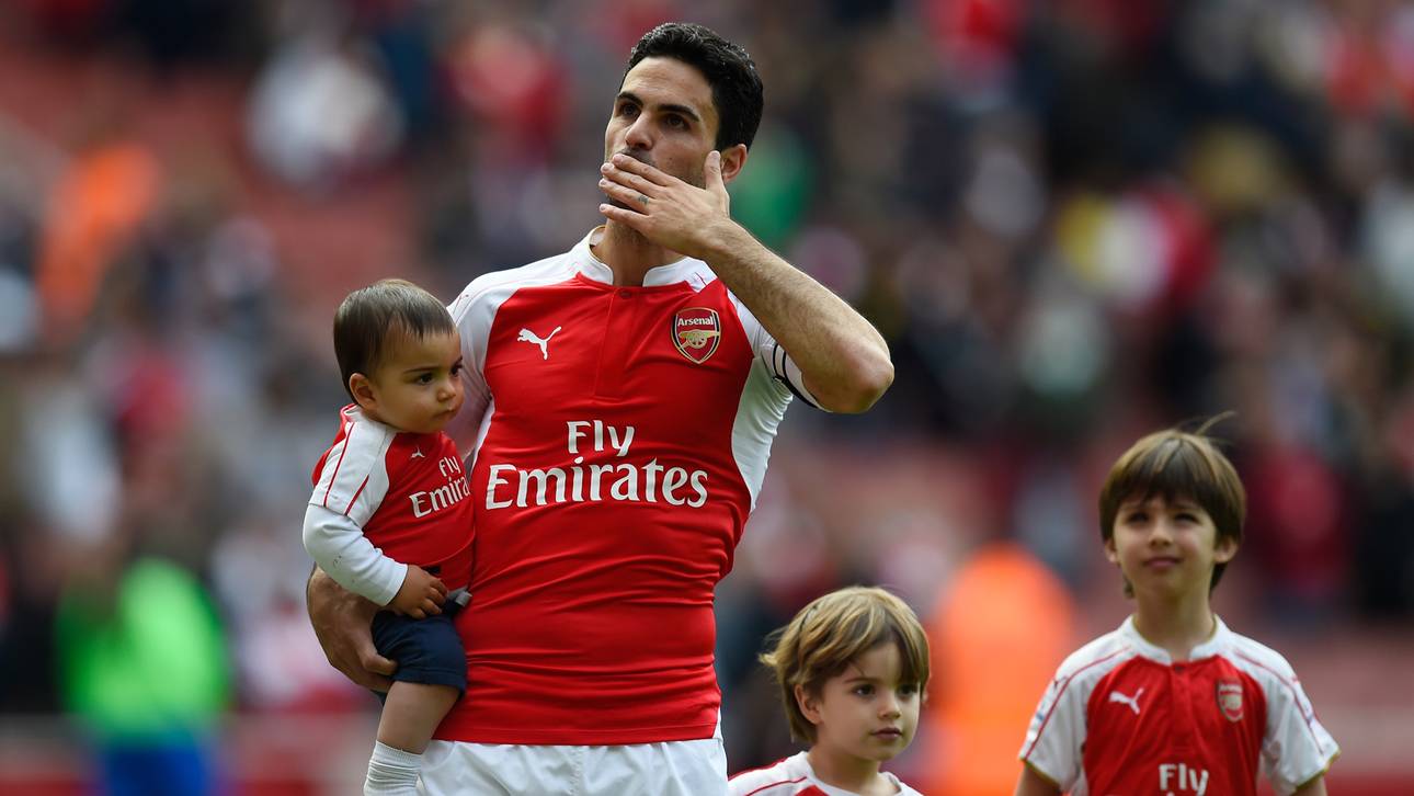 Guardiolas neuer Assistent? Mikel Arteta mit seinen Kindern