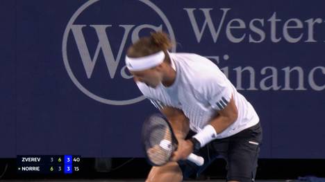 Alexander Zverev gewinnt sein Auftaktmatch gegen den Briten Cameron Norrie mit viel Mühe in drei Sätzen und zieht damit in die dritte Runde des ATP Masters von Cincinnati ein.