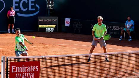 Die French-Open-Sieger Kevin Krawietz/Andreas Mies haben beim Tennis-Turnier am Hamburger Rothenbaum souverän ihre Auftakthürde genommen