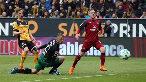 Der 1. FC Nürnberg bleibt trotz seiner Sieglos-Serie auf dem zweiten Platz