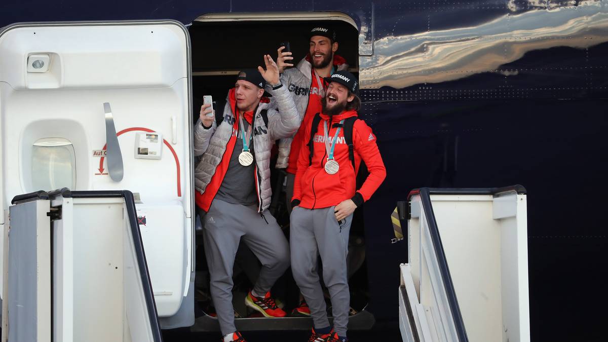 Team Germany Arrives From The 2018 PyeongChang Olympic Games