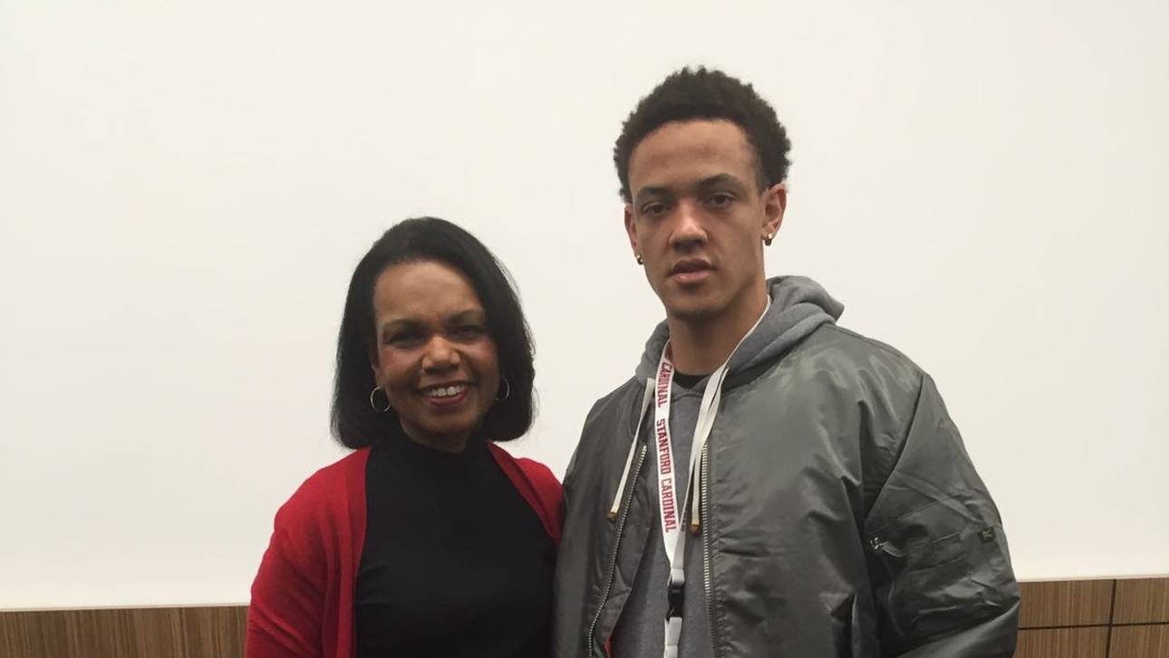 Footballtalent trifft Ex-Ministerin Rice