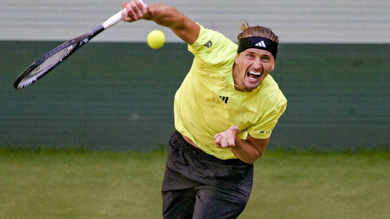 Alexander Zverev kämpfte sich in Halle ins Viertelfinale