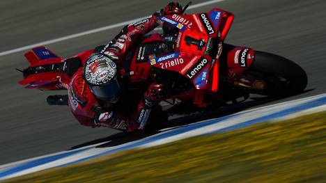 Francesco Bagnaia fährt in der MotoGP für Ducati