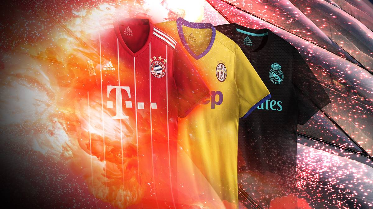 Überraschende Farben, neue Designs - auch zur neuen Saison haben sich die Vereine in Sachen Trikots einiges einfallen lassen. SPORT1 zeigt die neuen Kleider der Stars