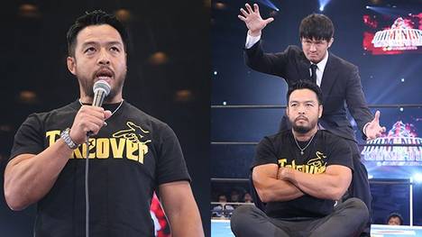 KENTA alias Hideo Itami (l.) geht nach seinem WWE-Aus nun zu NJPW