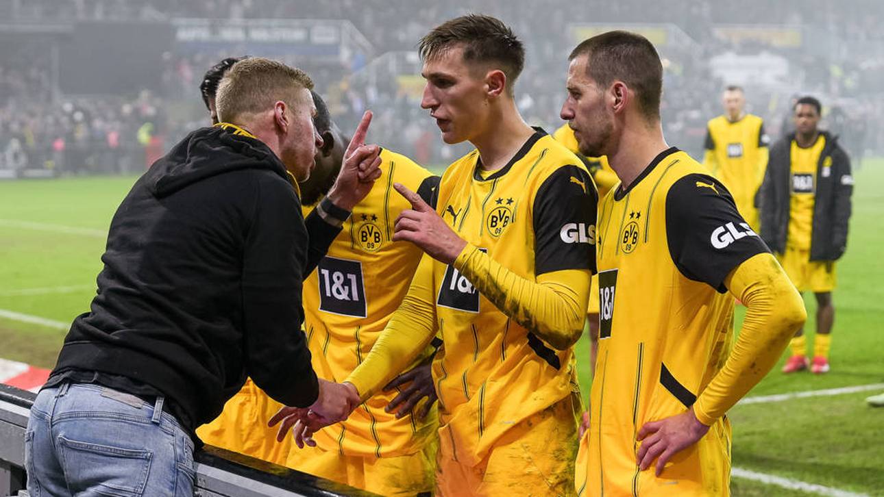 Die enttäuschten BVB-Stars mussten sich dem Zorn der eigenen Anhänger erwehren