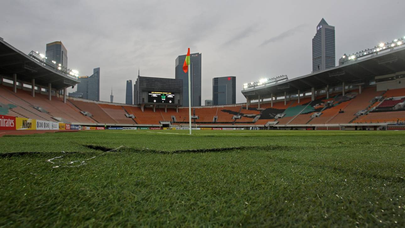 Leere Ränge bei Chinas Saisonauftakt