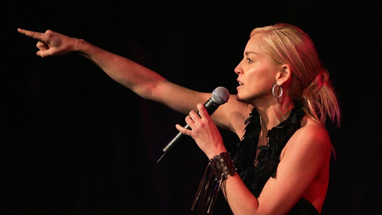 Sharon Stone moderiert beim Laureus