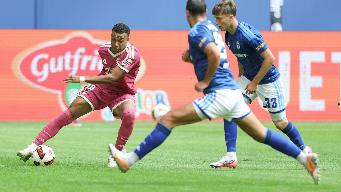 Mbappé trifft: Real ohne Mühe bei Schalkes Jubiläumsparty