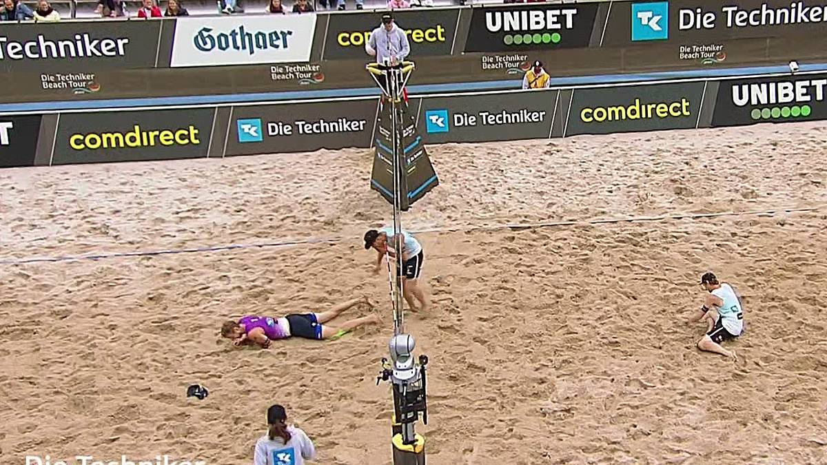 Nils Ehlers und Eric Stadie im Finale der Deutschen Beach-Meisterschaft