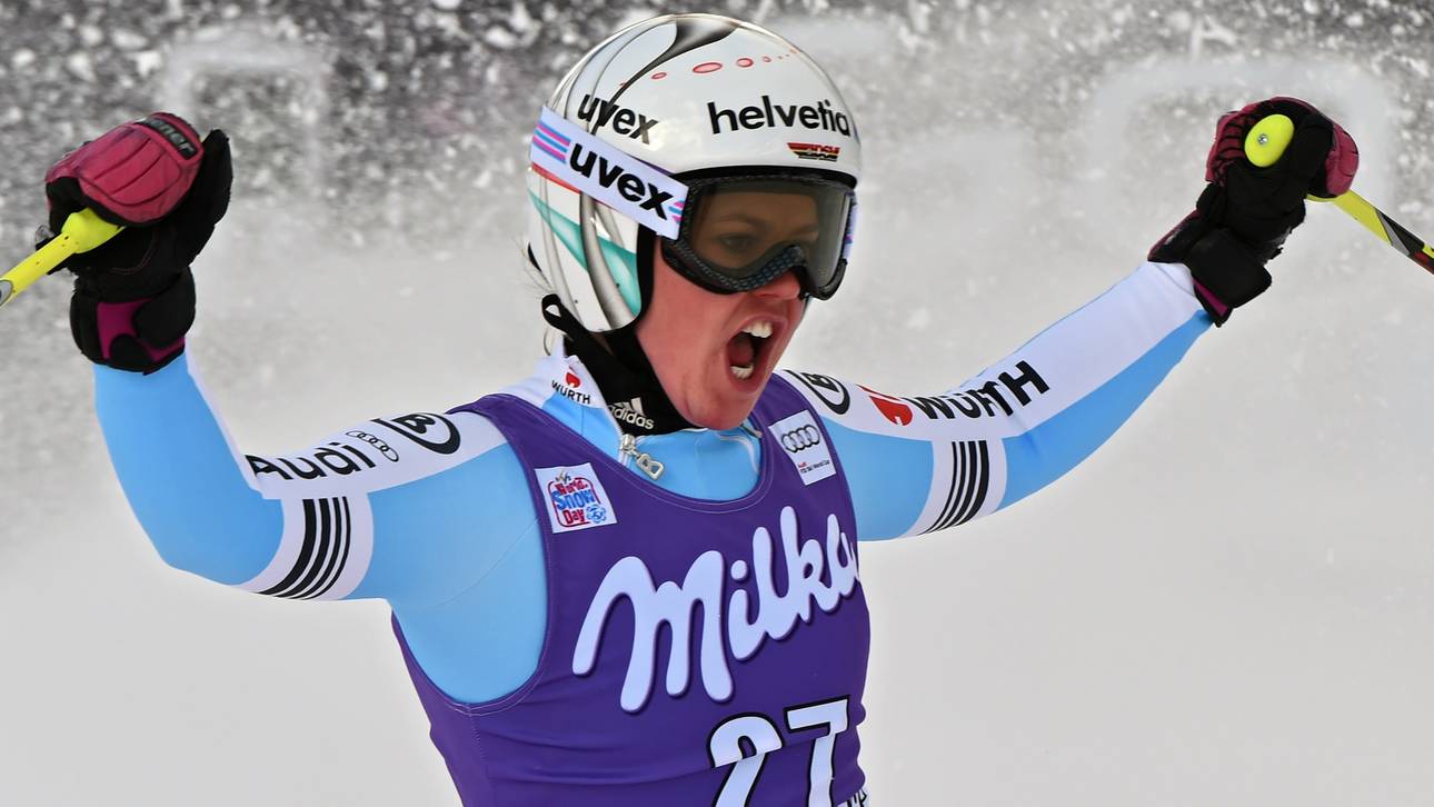 Rebensburg Zweite hinter Vonn