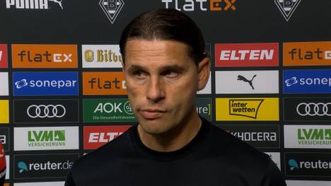 Harry Kane kam beim 2:1 Sieg seiner Bayern nicht zur Geltung. BMG-Trainer Gerardo Seoane erklärt die Gründe.