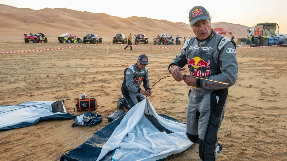 Rallye Dakar: Sainz hebt Zeigefinger
