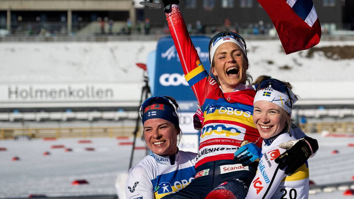 Therese Johaug wird gefeiert