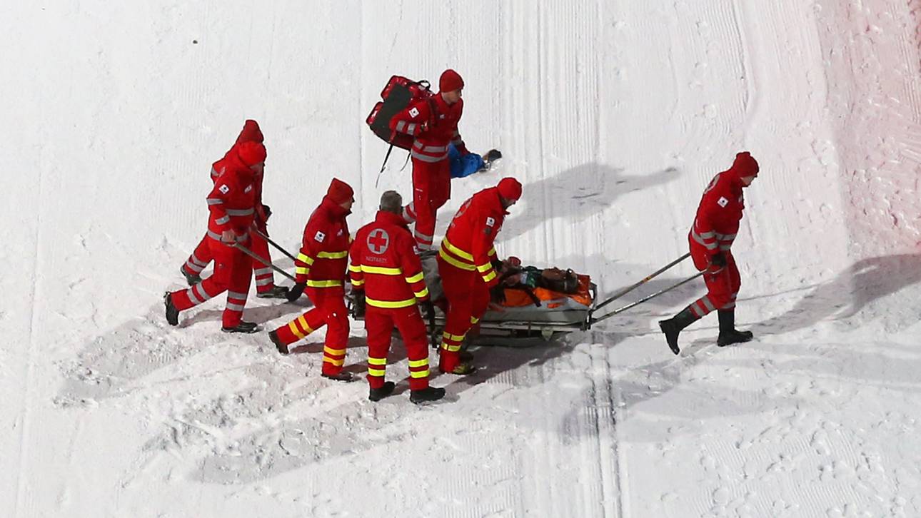 Fairall an der Wirbelsäule verletzt