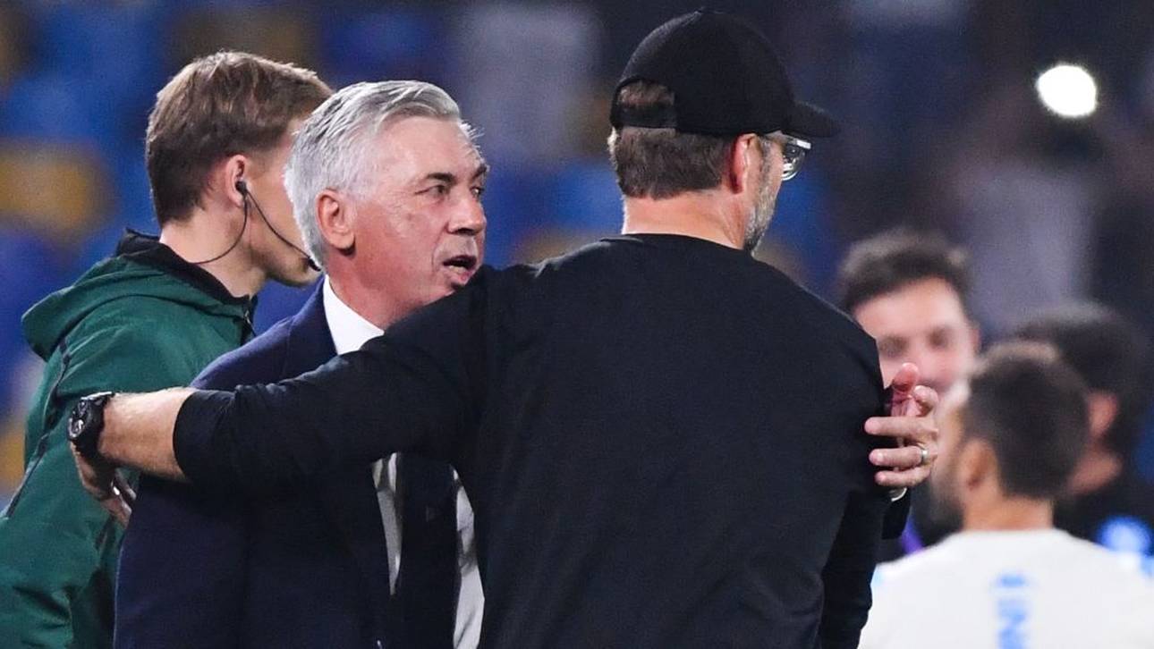 So munterte Ancelotti Klopp auf