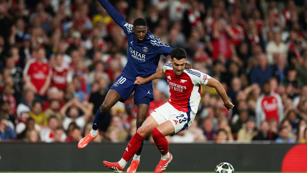 Dembélé mit Blitztor: PSG nach Sieg bei Arsenal auf Finalkurs