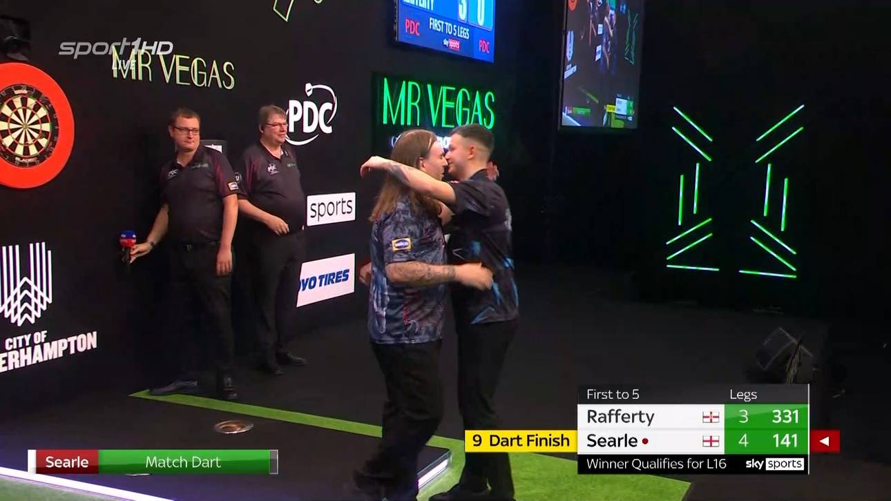 Neun-Darter sichert Achtelfinaleinzug!