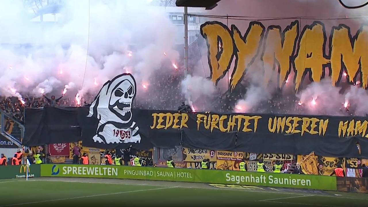 Beeindruckende Choreo und Pyro-Show! Dieses Ost-Derby hatte alles I 3. Liga