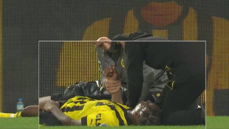 Der BVB und dieses eine verflixte Körperteil: Jamie Bynoe Gittens ist nach seinem Zusammenprall am Wochenende schon der Dritte in dieser Saison mit einer Schulterverletzung