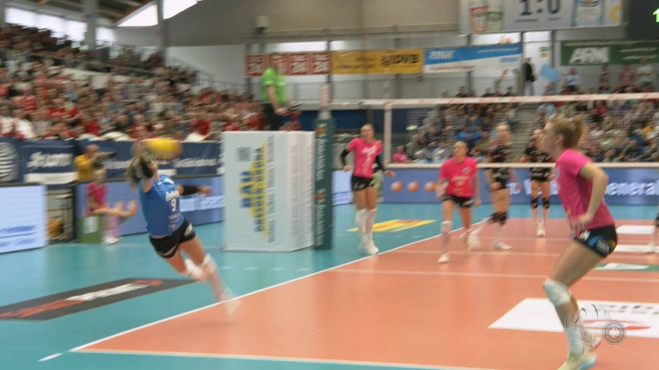 Volleyball Bundesliga: VC Wiesbaden erzwingt Entscheidungsspiel gegen Dresden