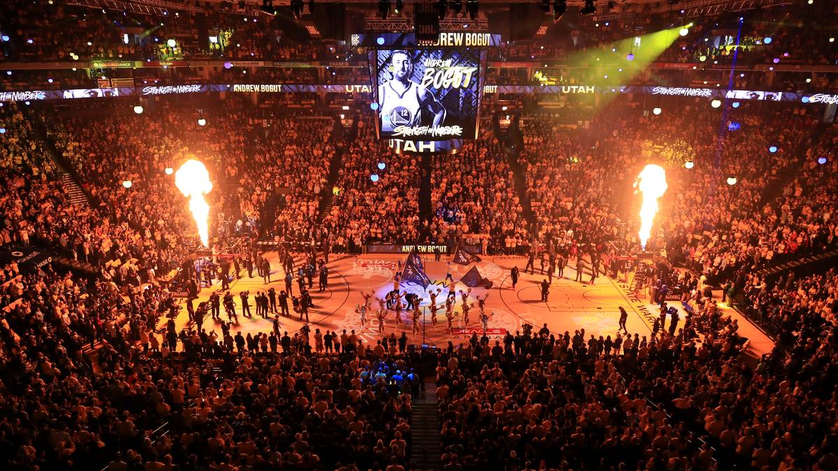 ABSCHIED: Für die Warriors sind die Finals die letzten Spiele in der heimischen Oracle Arena in Oakland. In der kommenden Saison spielt man in San Francisco im Chase Center