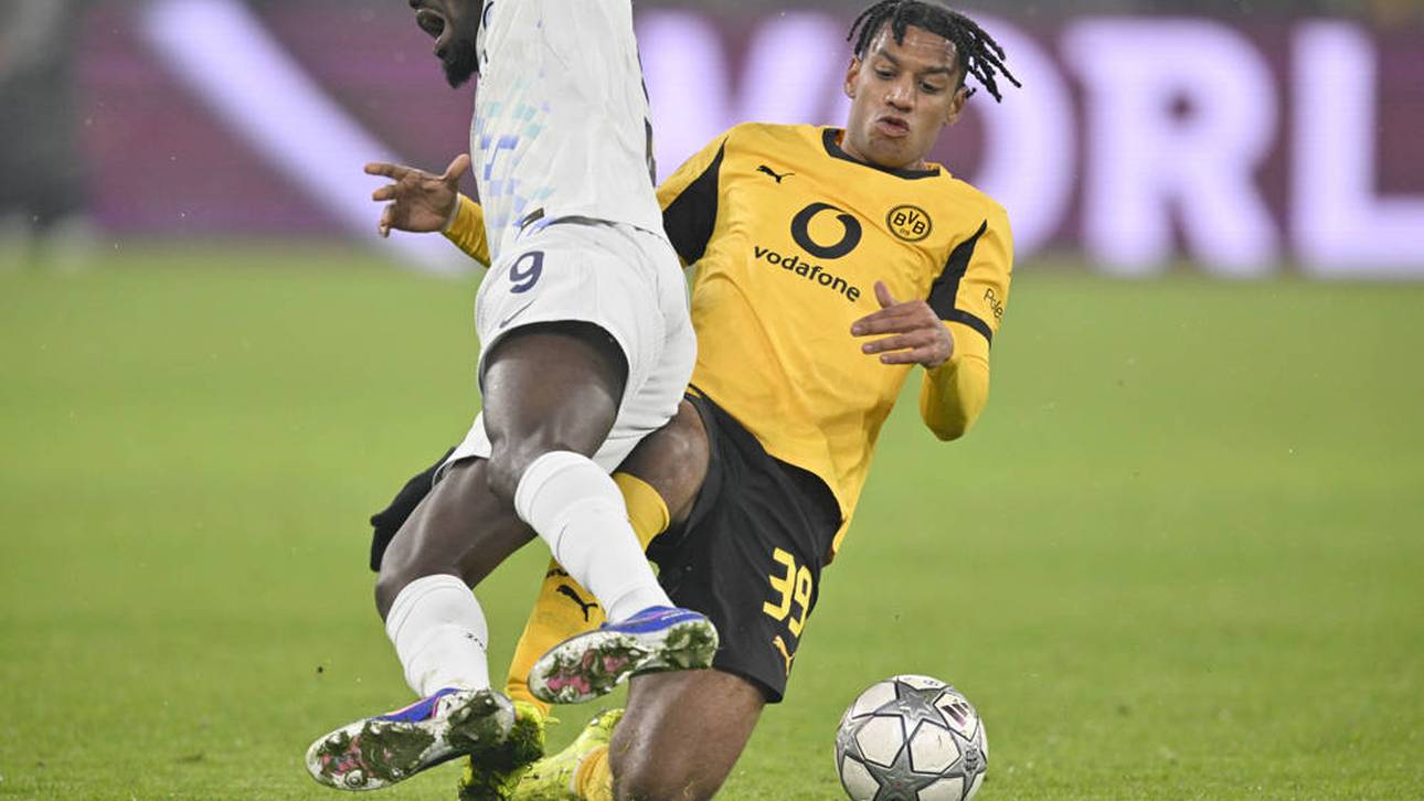 Filippo Mane (r.) von Borussia Dortmund überzeugte in der Champions League