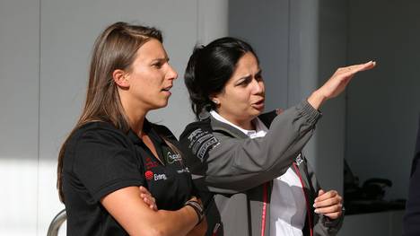 Monisha Kaltenborn (r.) hätte Simona de Silvestro gerne ein Formel-1-Cockpit angeboten