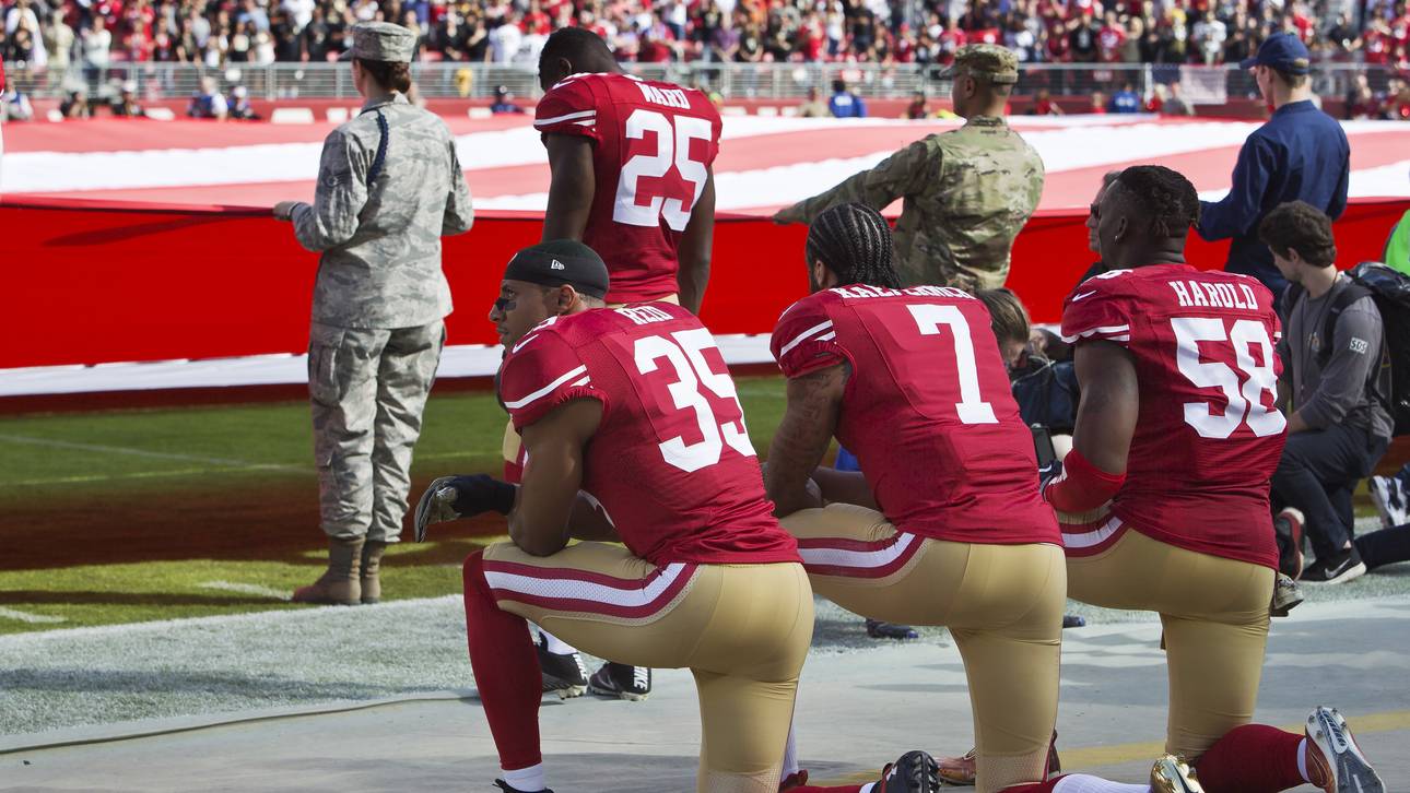 Kapernick-Unterstützer zu Panthers