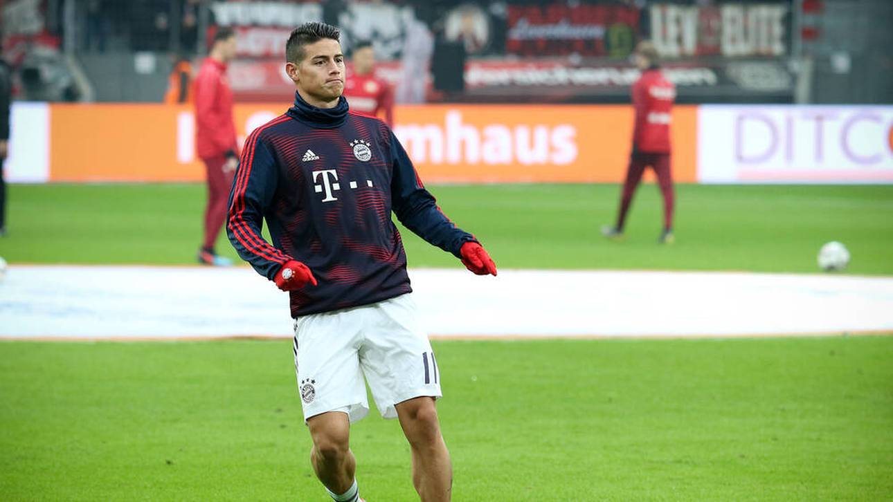 James Rodriguez litt unter der Kälte in Deutschland 