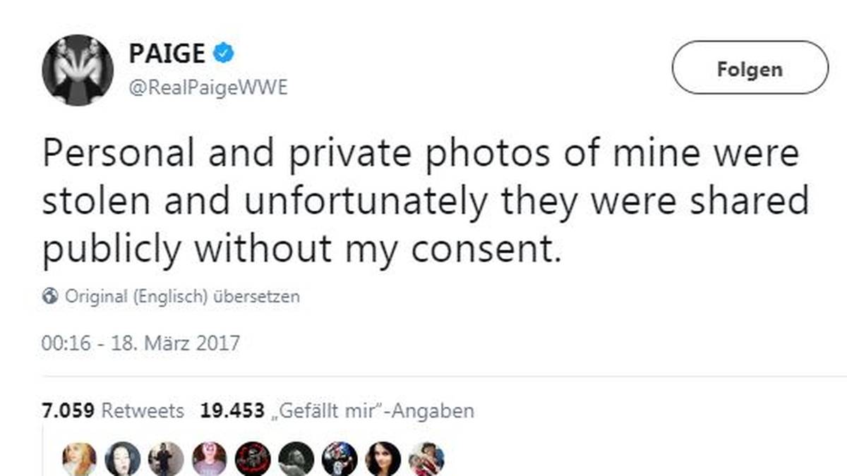 Im März 2017 ist Paige wieder in den Schlagzeilen. Sie wird Opfer eines Diebstahls intimer Dateien: Nacktfotos und Sexvideos  von ihr werden ins Internet hochgeladen