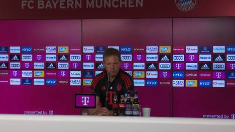 Bayern-Juwel und Neuzugang Mathys Tel hinterlässt die ersten Eindrücke beim Rekordmeister. Sein Trainer Julian Nagelsmann verrät den Spitznamen, den er innerhalb der Mannschaft bekommen hat.