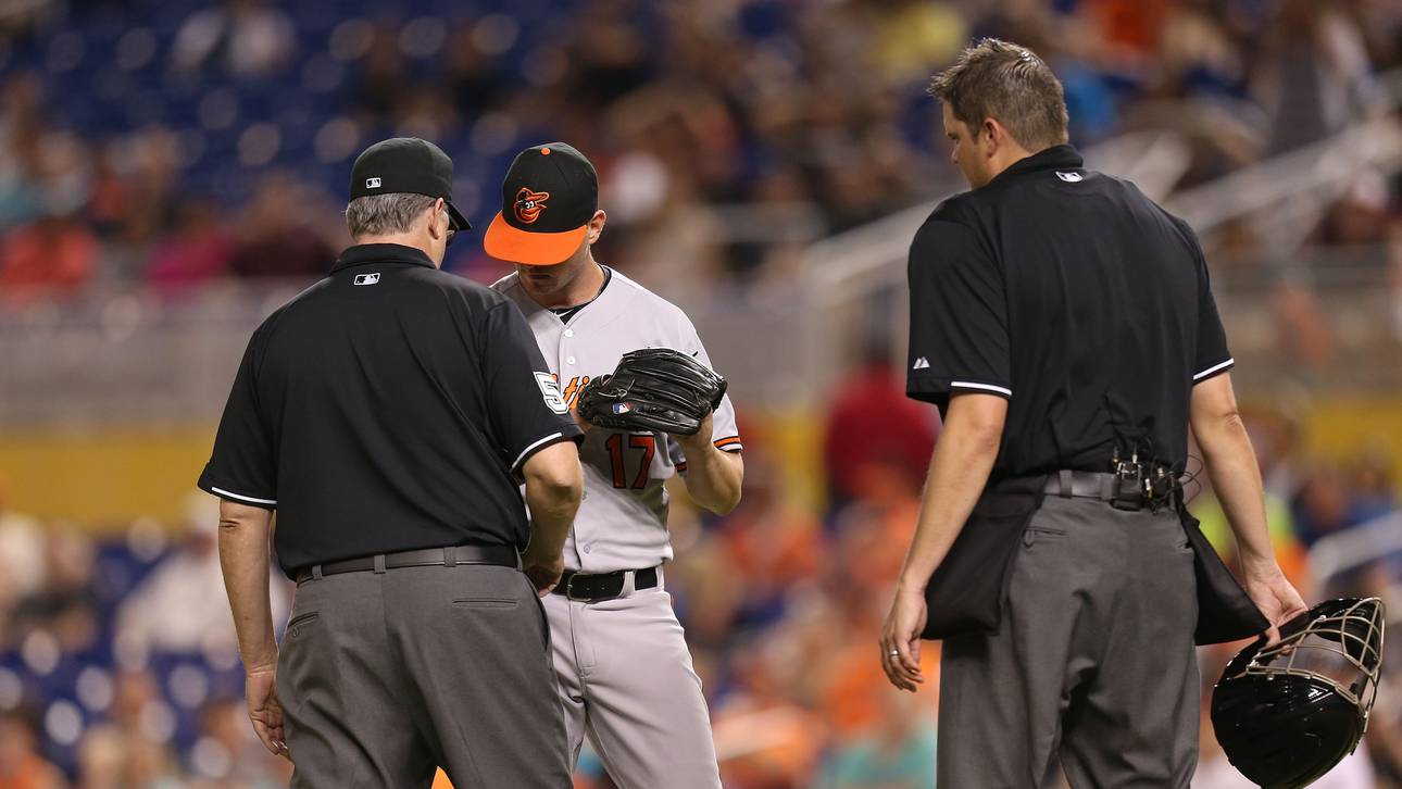 Nächster Pitcher mit Harz erwischt