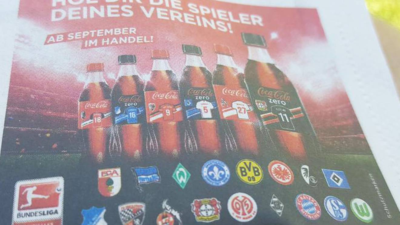 Wegen Red Bull Logo Von Rb Leipzig Fehlt Auf Coca Cola Werbung