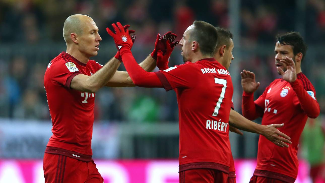 Bayern mit Robben und Ribery