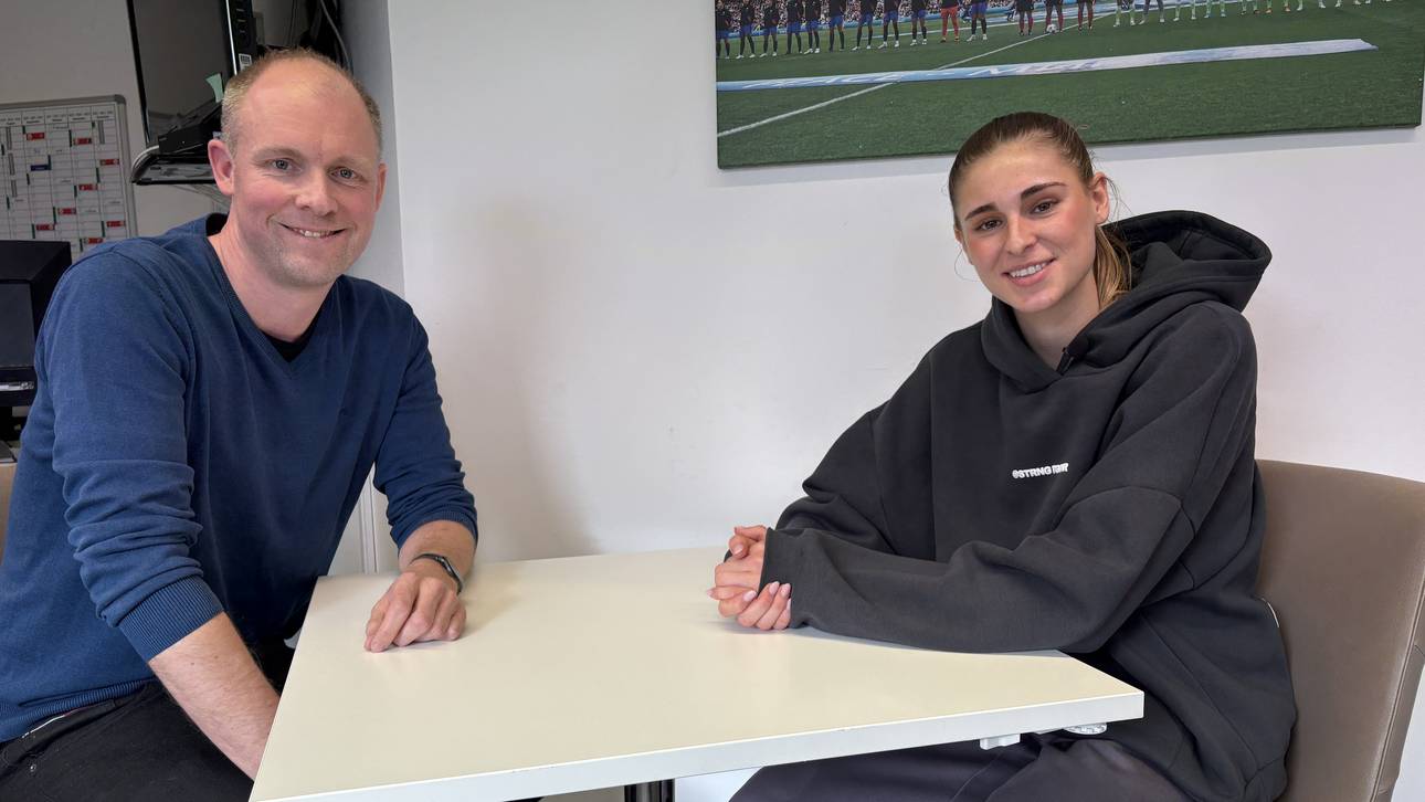 Oliver Jensen (li.) und Jule Brand im Interview