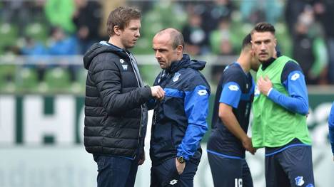 Julian Nagelsmann und Alfred Schreuder in gemeinsamen Zeiten bei Hoffenheim