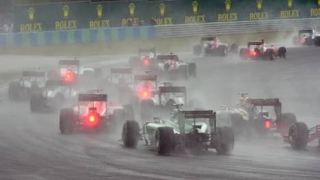 Formel1: Schwierige Bedingungen beim Rennen in Ungarn