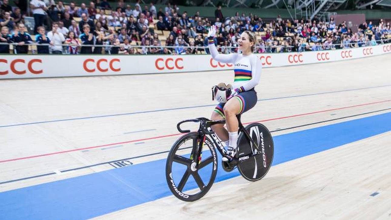 Kristina Vogel während ihrer aktiven Zeit