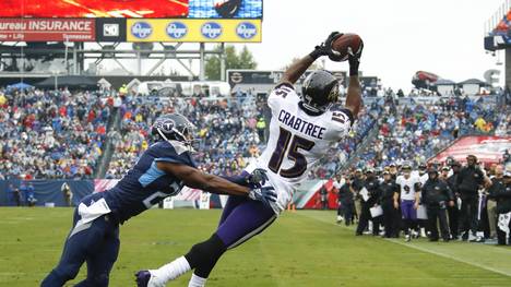 Baltimore Ravens v Tennessee Titans: Michael Crabtree