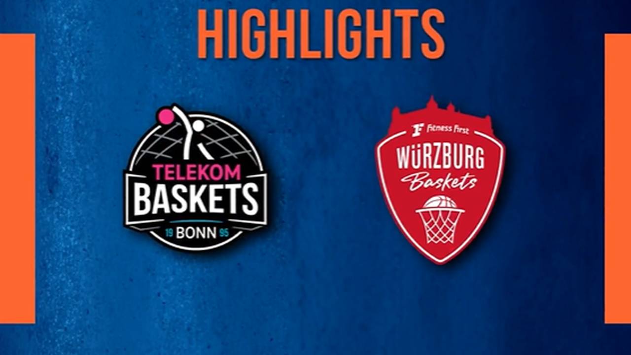 Telekom Baskets Bonn - Fitness First Würzburg Baskets | BBL-Highlights im Video