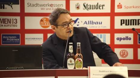 Pressekonferenz von Rot-Weiss Essen