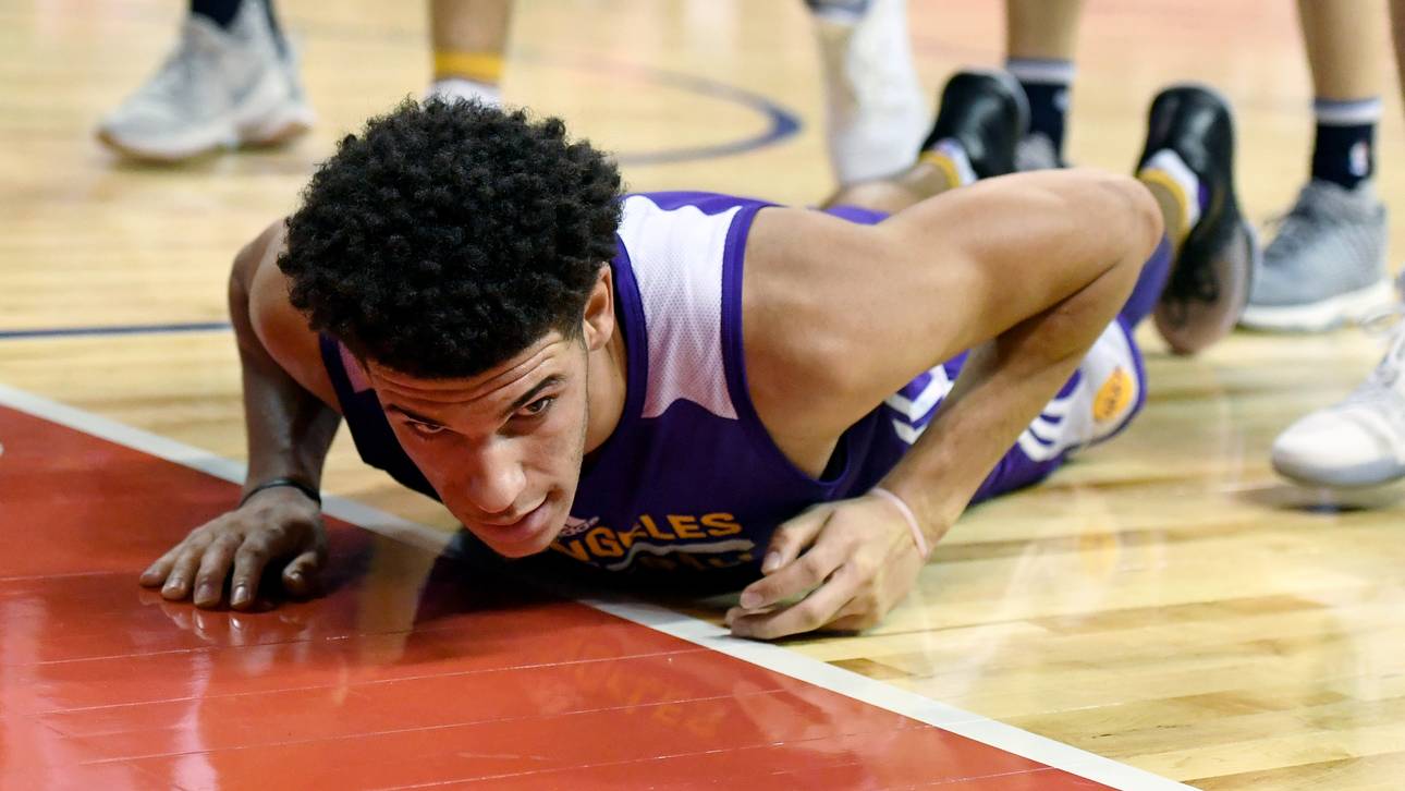 Ball verletzt sich bei Lakers-Sieg