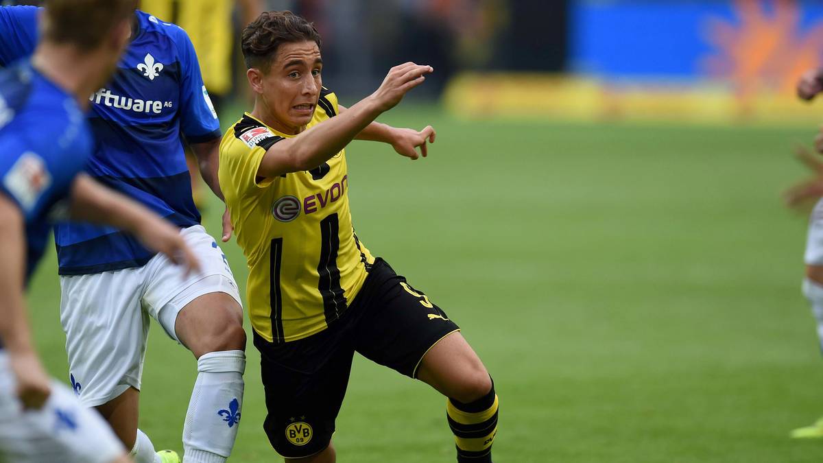 EMRE MOR: Auch Mor traf gegen Darmstadt - es war sein erstes Tor für den BVB. Vor der Saison kam er vom FC Nordsjaelland aus Dänemark nach Dortmund